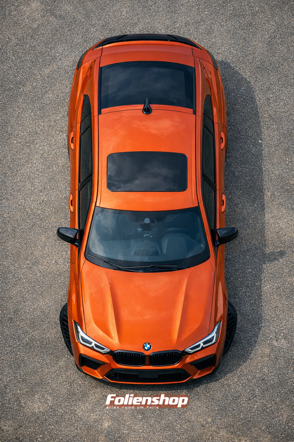 3M 2080 HG14 High Gloss Burnt Orange Car Wrapping Folie