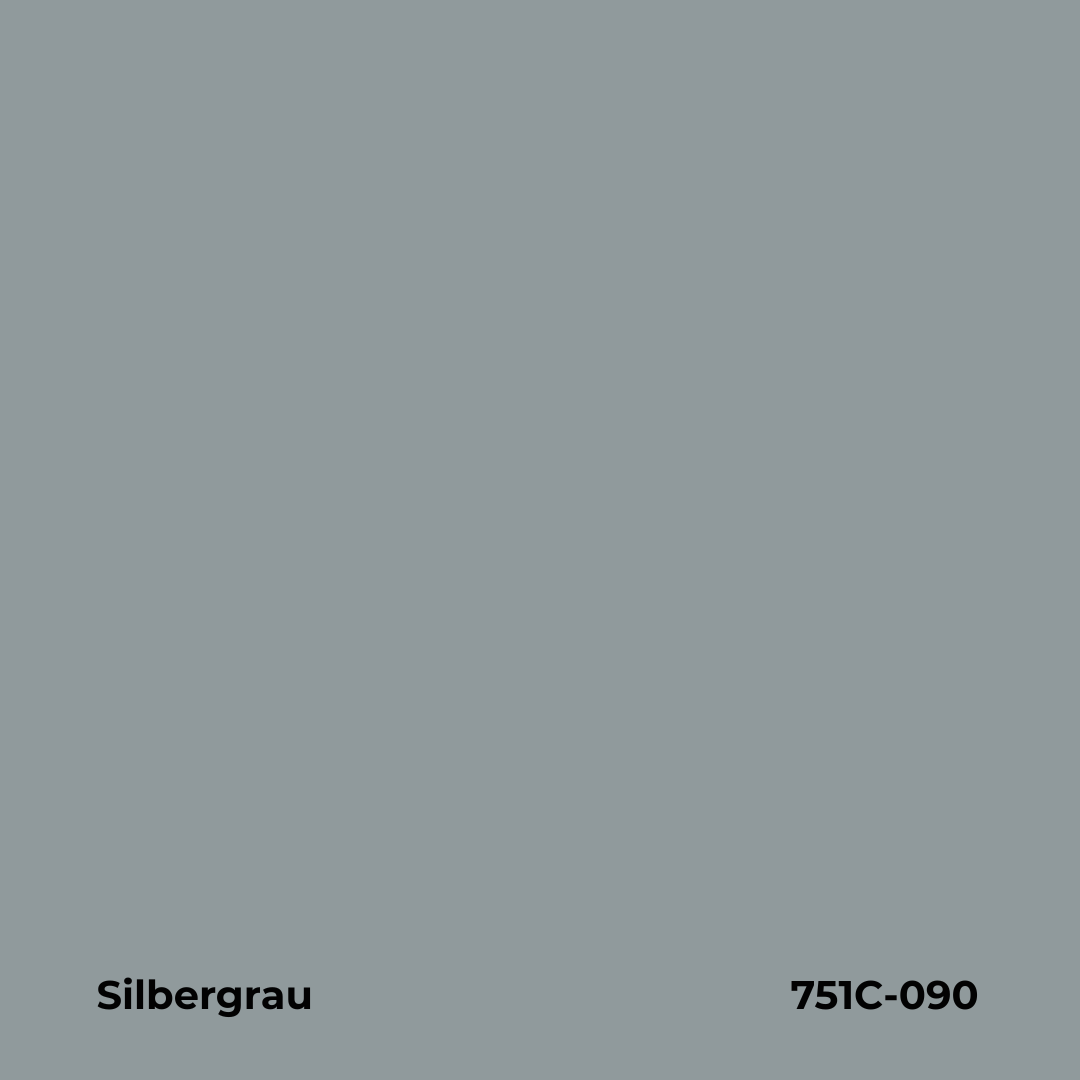 Farbmuster Silbergrau – Autofolie Oracal 751C-090