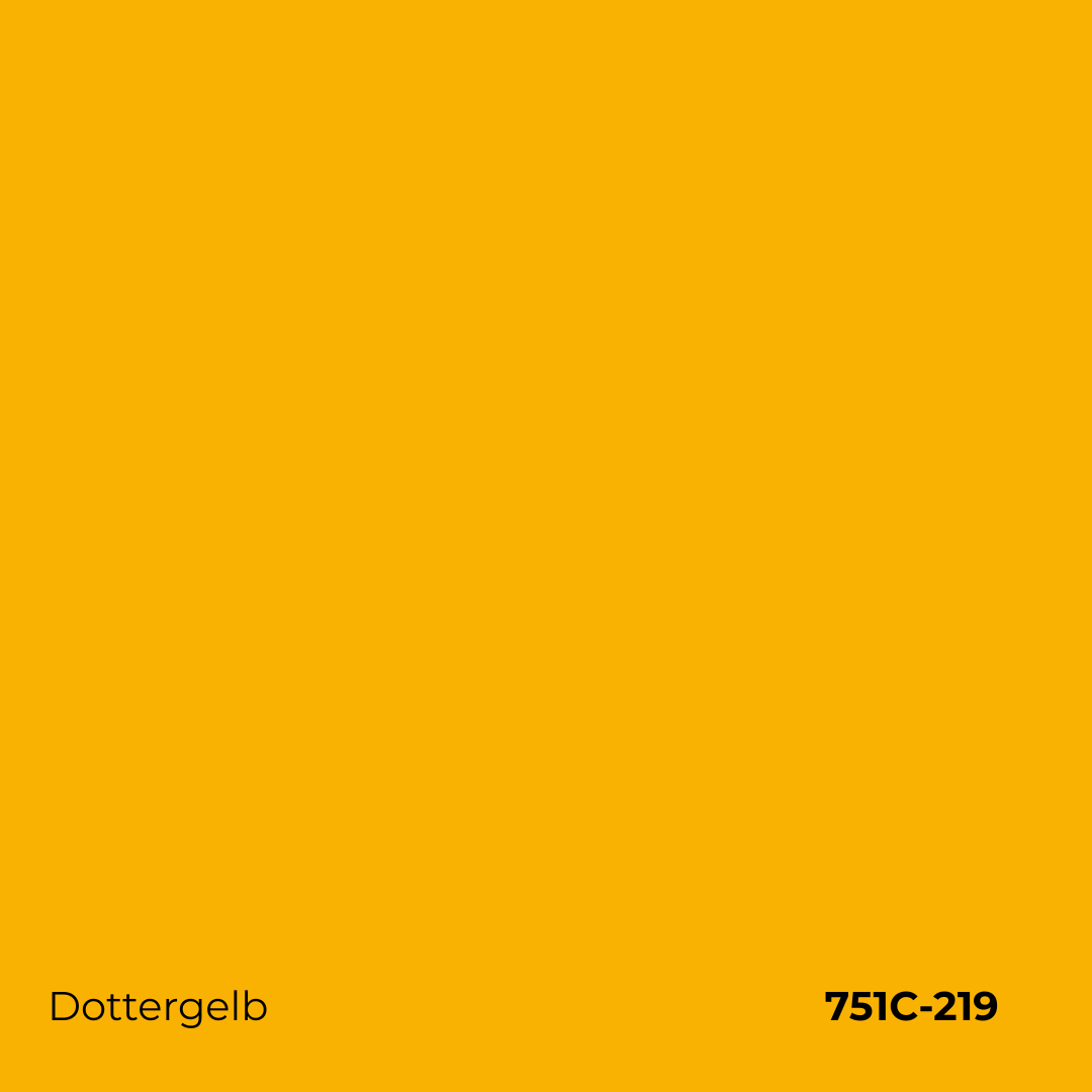 Farbmuster Dottergelb – Autofolie Oracal 751C-219