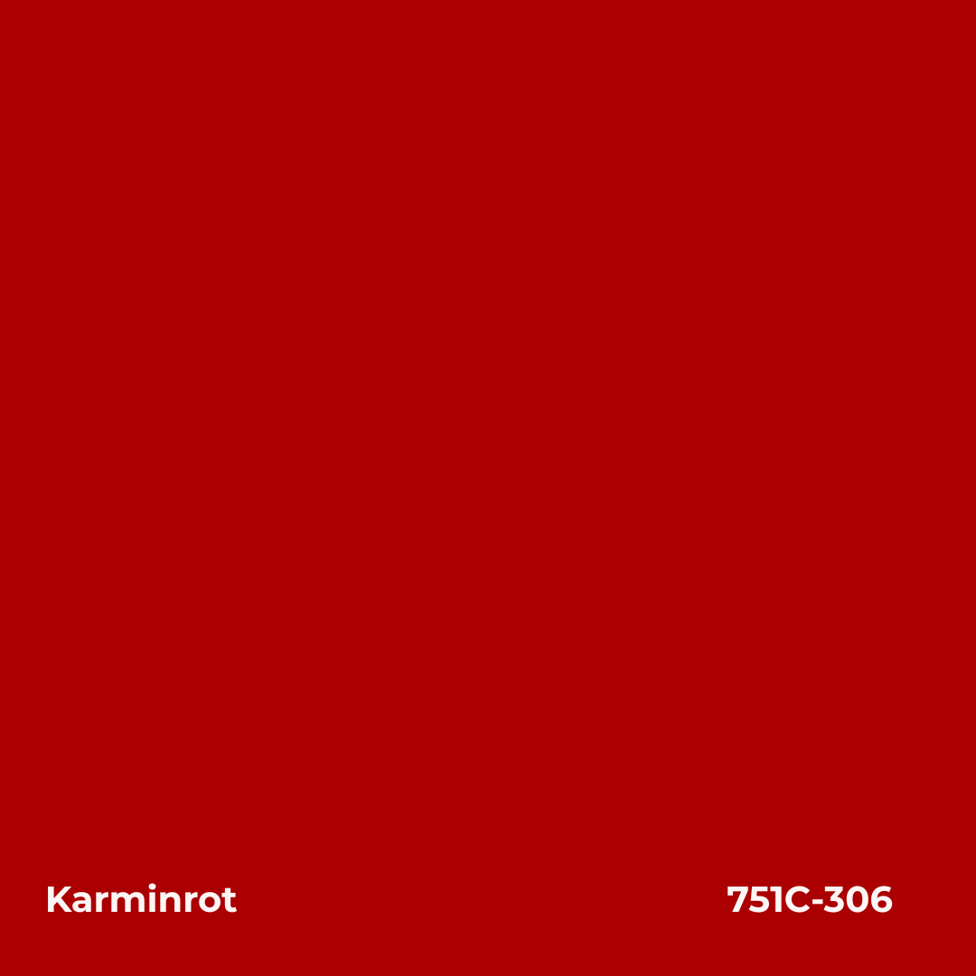 Farbmuster Karminrot – Autofolie Oracal 751C-306