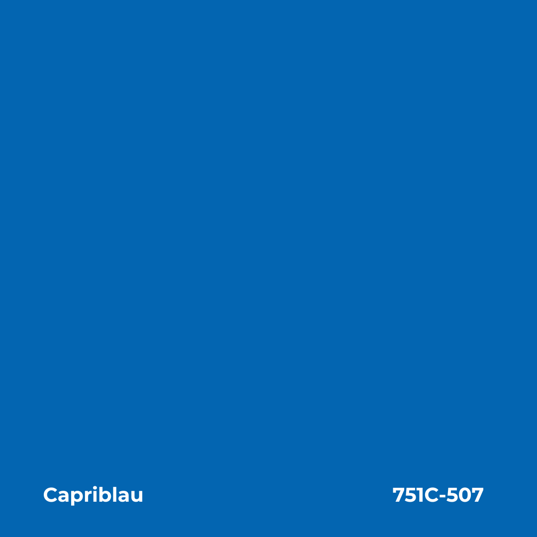 Farbmuster Capriblau – Autofolie Oracal 751C-507