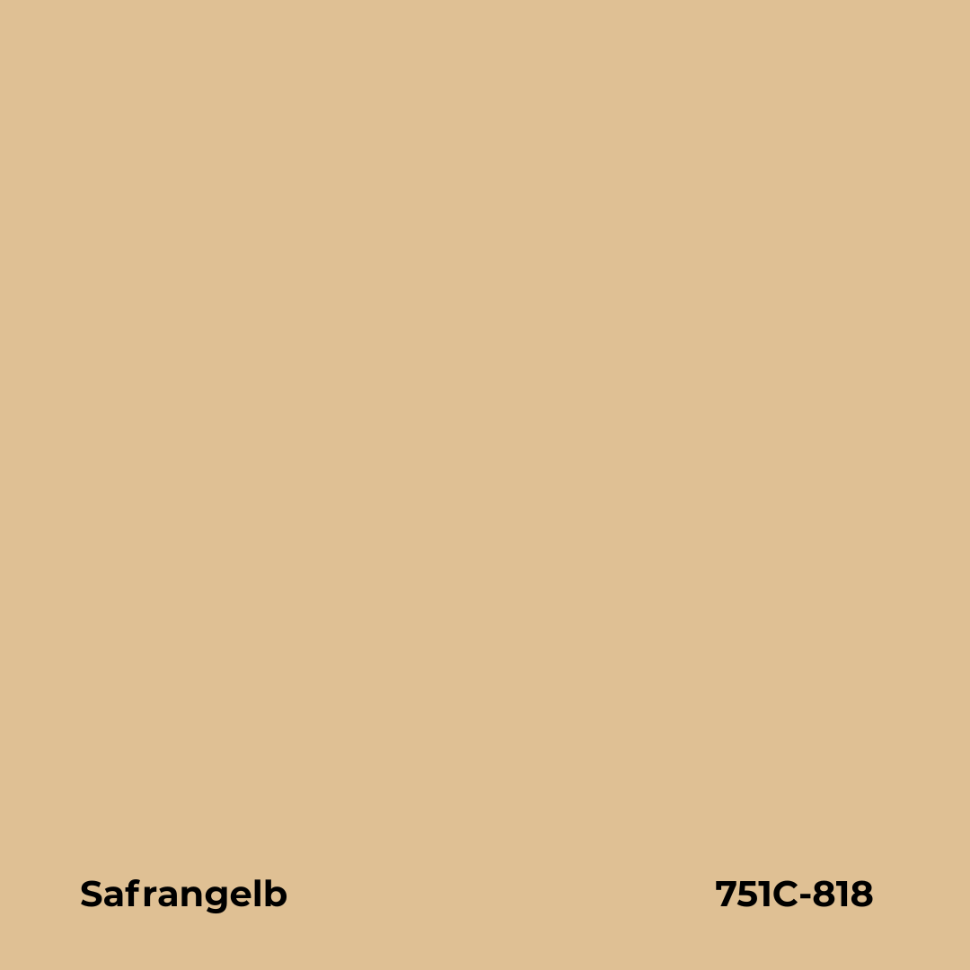 Farbmuster Safrangelb – Autofolie Oracal 751C-818