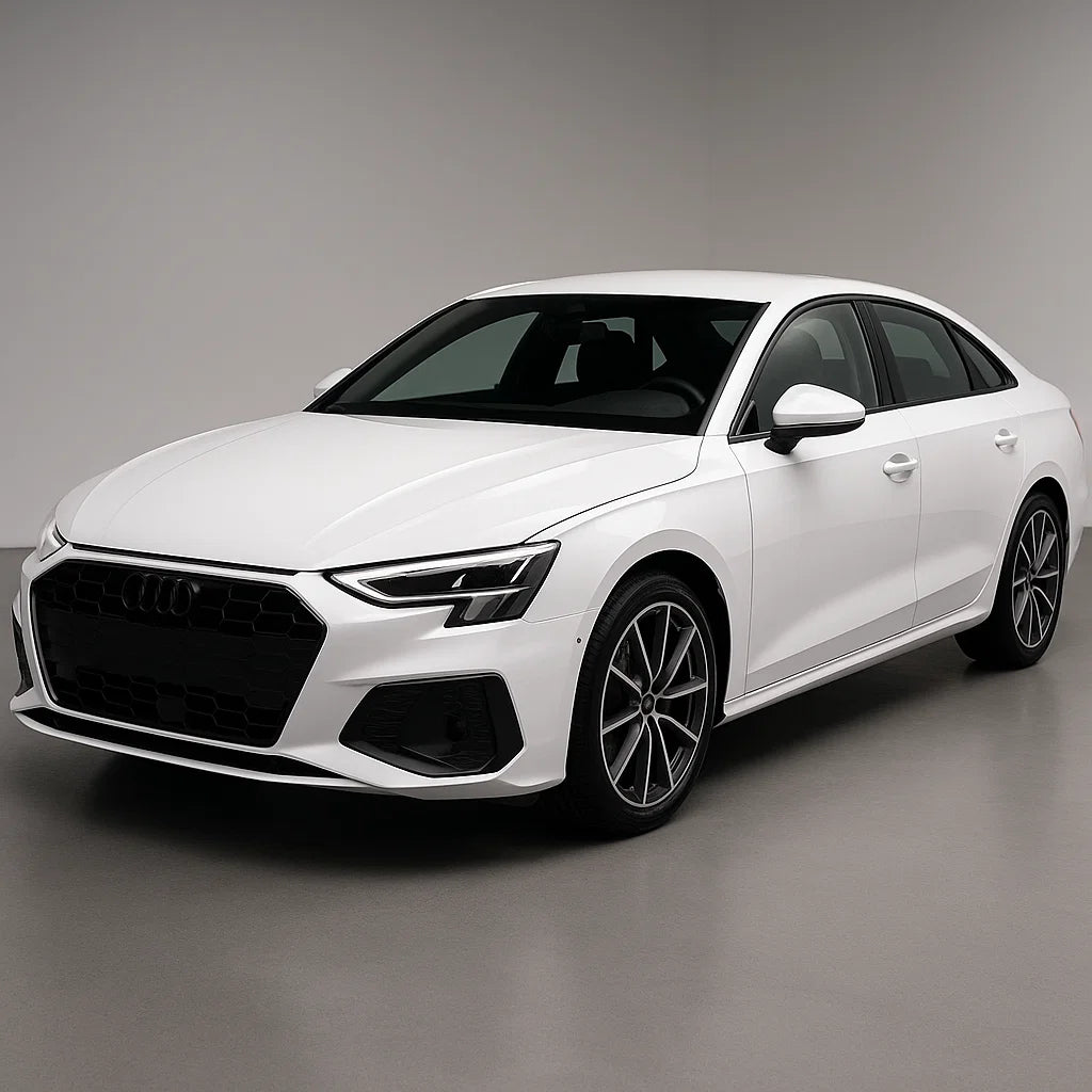 Hexis Boreal White Gloss Car Wrap on Audi A3