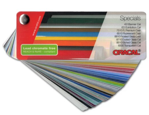 Oracal Sings I Farbfächer