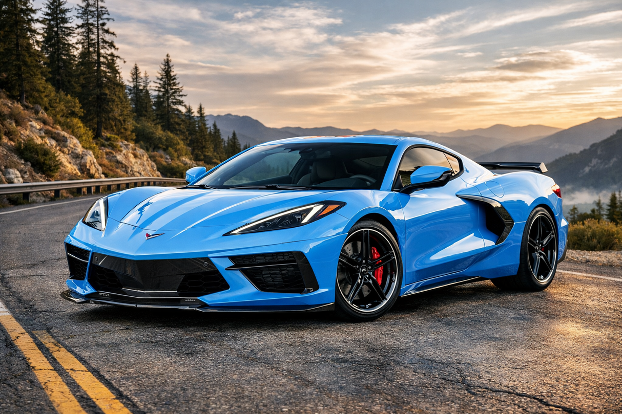 3M 2080 HG77 High Gloss Skyblue Car Wrap
