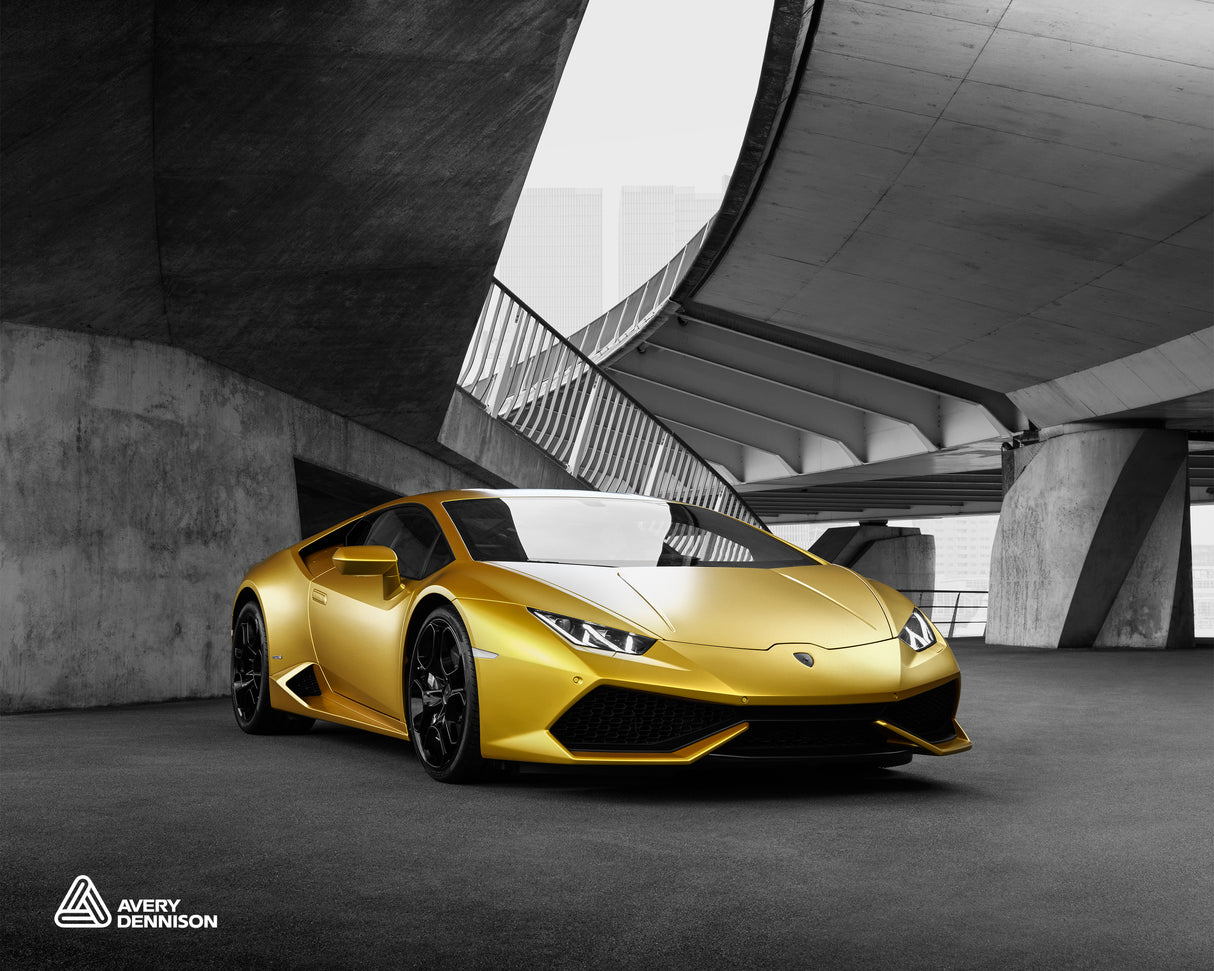 Avery Dennison® Supreme Wrapping™ Film | Satin Metallic Energetic Yellow