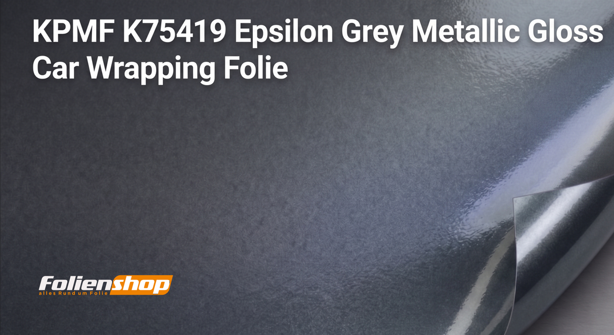 KPMF 75419 Epsilon Grey Metallic Gloss Autofolie