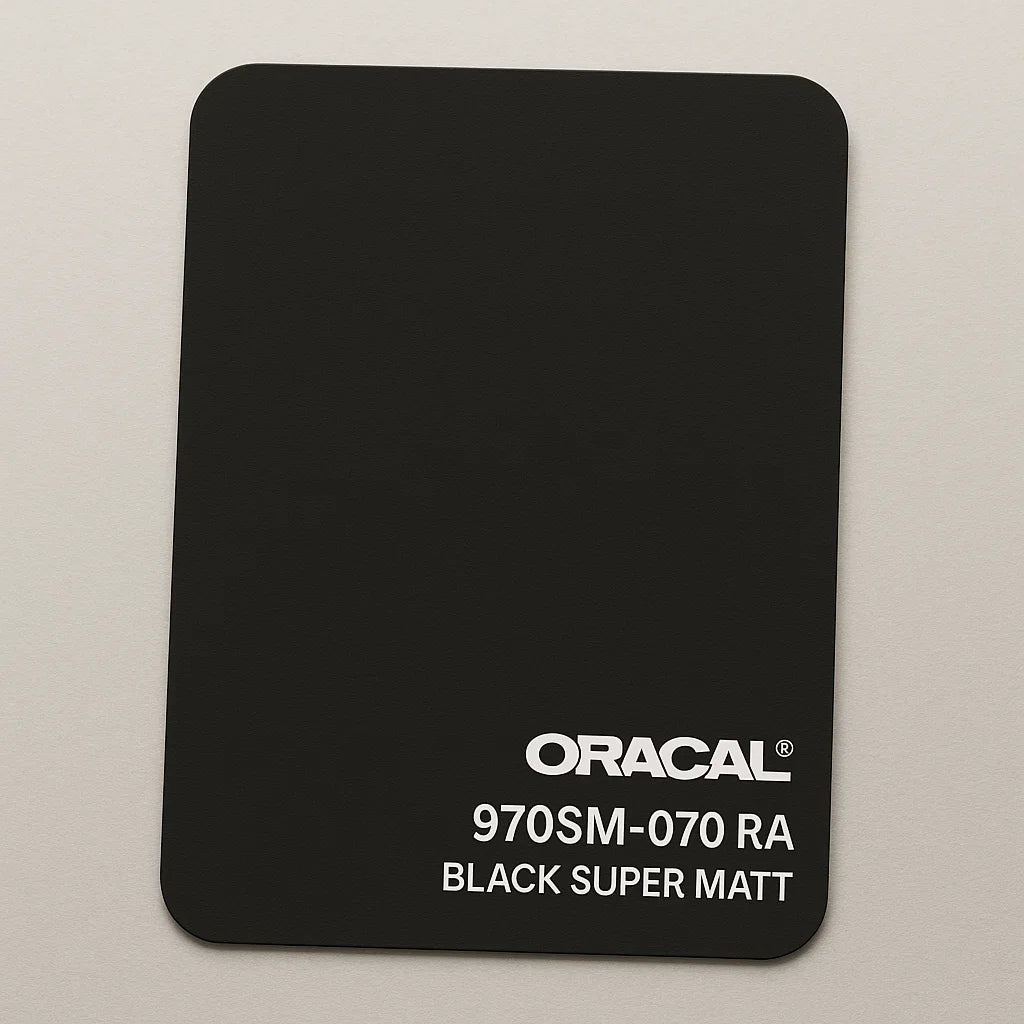 ORACAL 970RA 070 Supermatt Schwarz – Premium Car Wrapping Folie