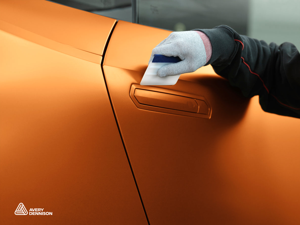Avery Dennison® Supreme Wrapping™ Film | Satin Metallic Stunning Orange