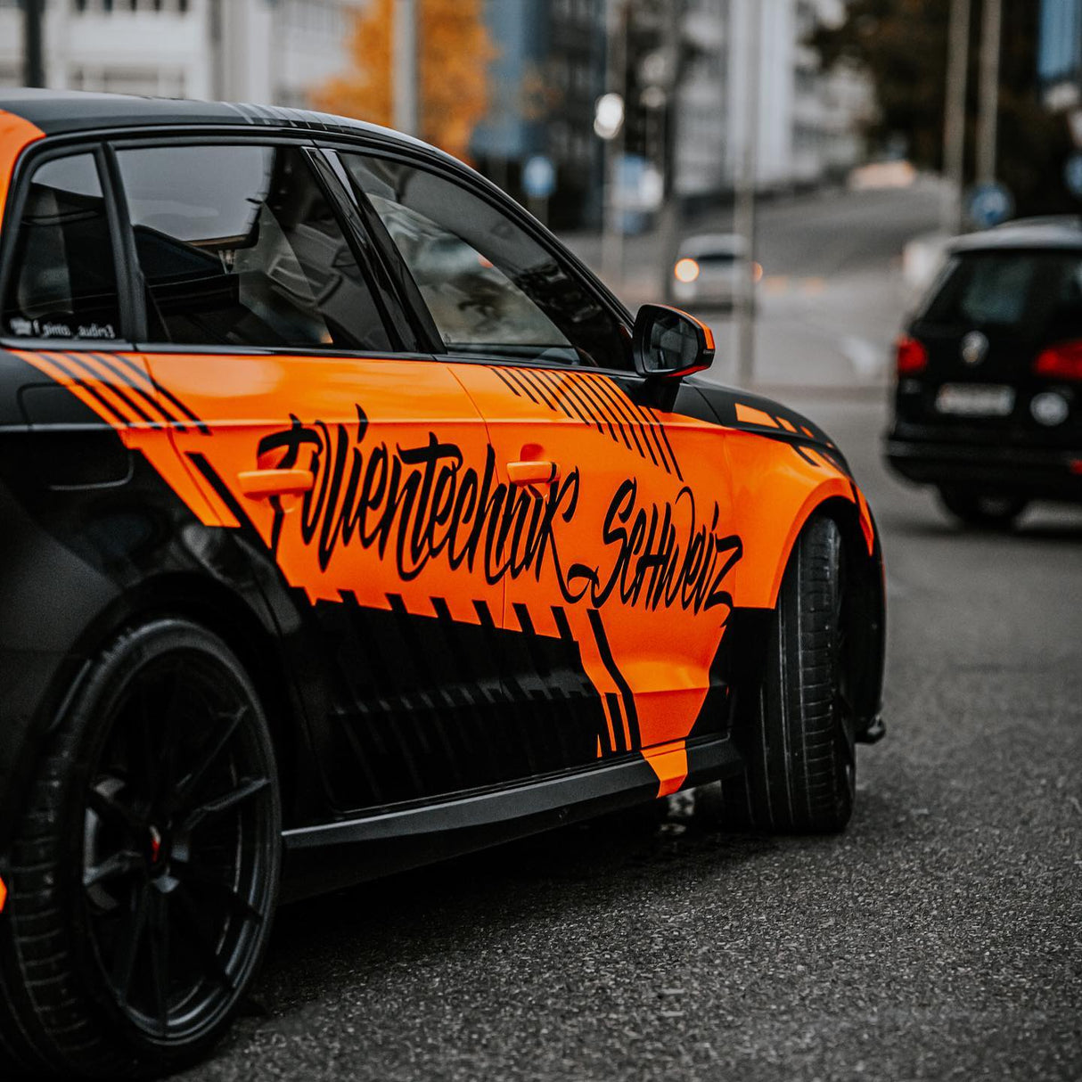 Fahrzeugfolie Orange