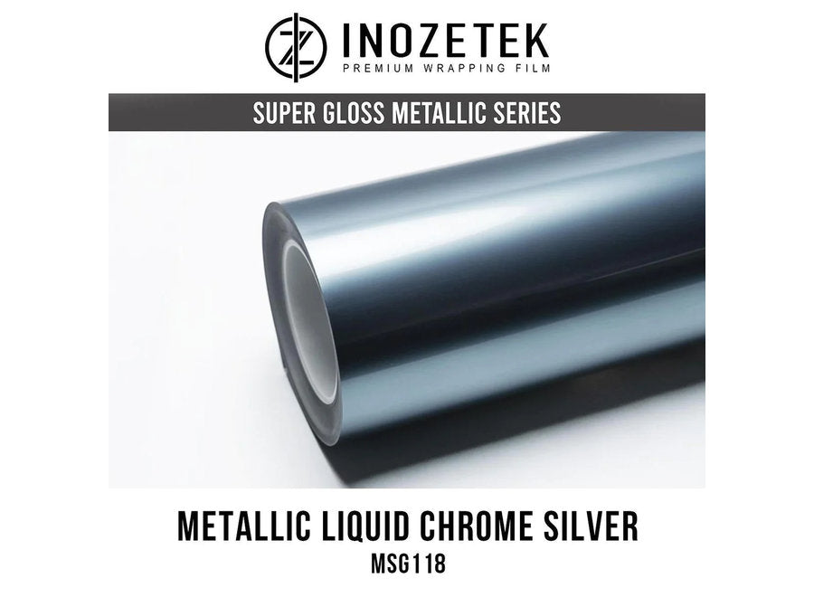 Inozetek Super Gloss Metallic Liquid Chrome Silver