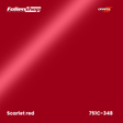 Farbmuster Scarlet red – Autofolie Oracal 751C-348