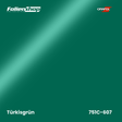 Farbmuster Türkisgrün – Autofolie Oracal 751C-607