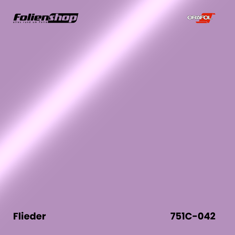 Farbmuster Flieder – Autofolie Oracal 751C-042