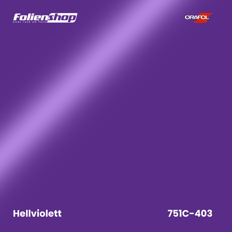 Farbmuster Hellviolett – Autofolie Oracal 751C-403
