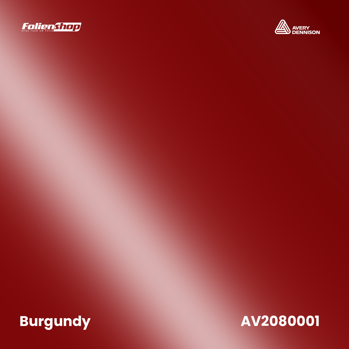 Avery Dennison SWF AV2080001 Burgundy Glanz Autofolie