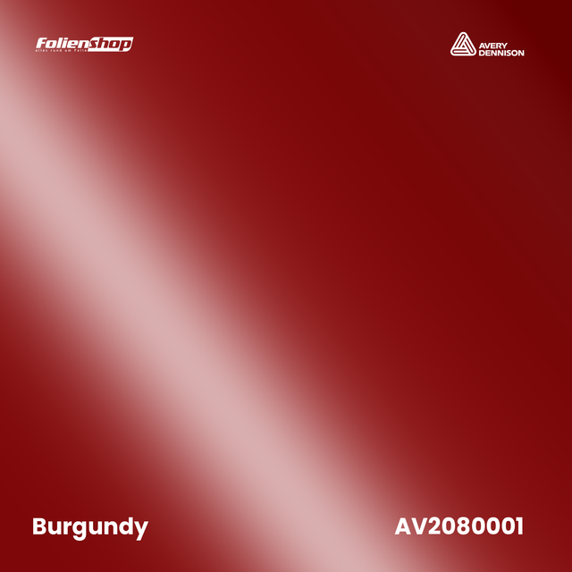 Avery Dennison SWF AV2080001 Burgundy Glanz Autofolie