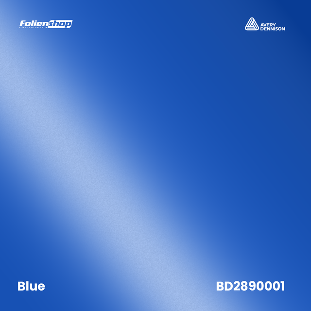 Avery Dennison SWF BD2890001 Diamond Blue Autofolie