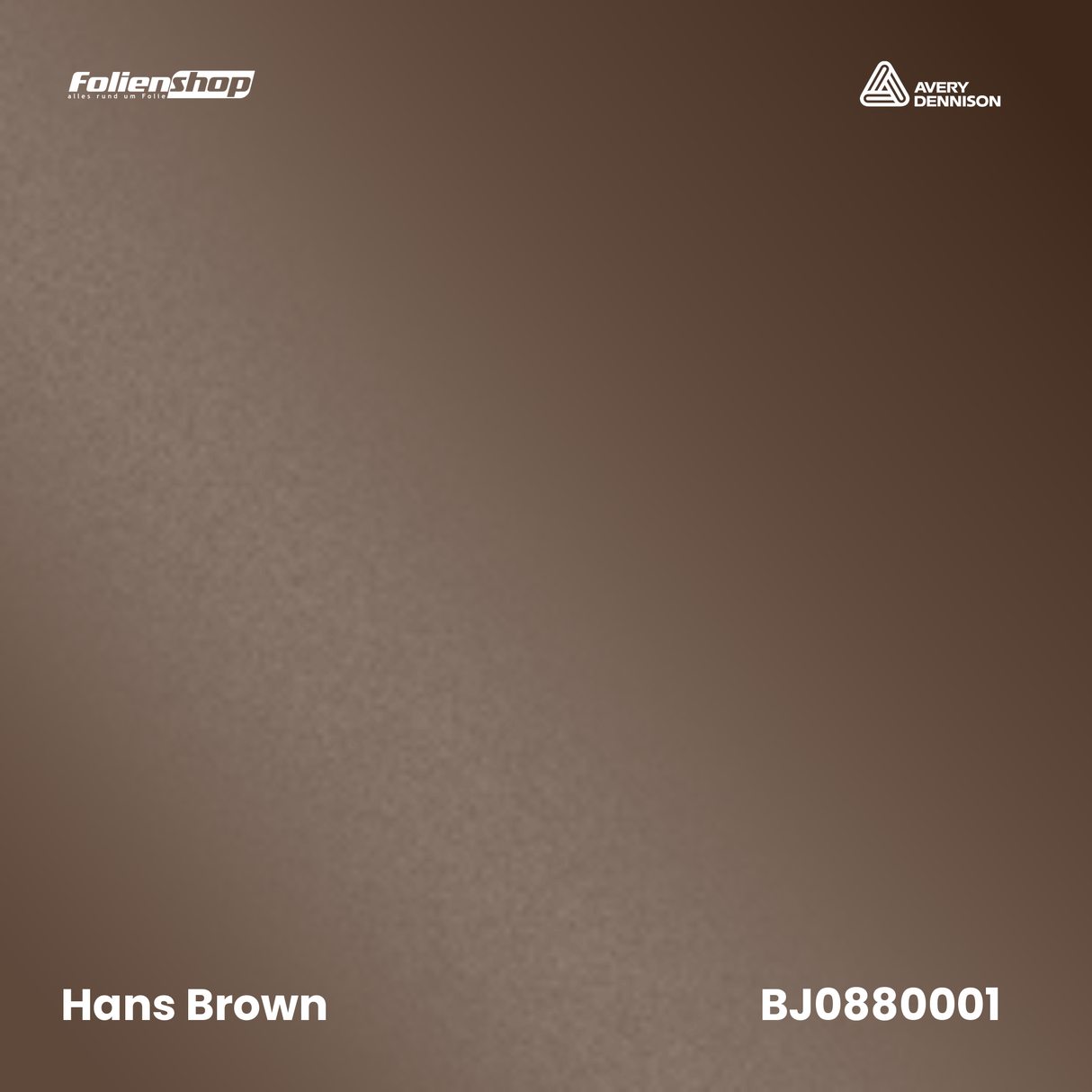 Avery Dennison SWF BJ0880001 Hans Brown Satin Autofolie