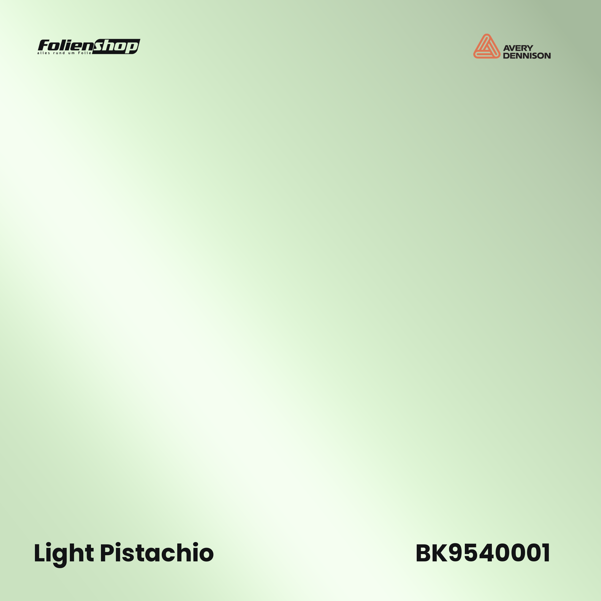 Avery Dennison SWF BK9540001 Light Pistachio Glanz Autofolie