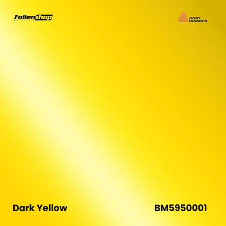 Avery Dennison SWF BM5950001 Dark Yellow Glanz Autofolie