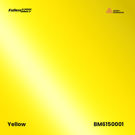 Avery Dennison SWF BM6150001 Yellow Glanz Autofolie