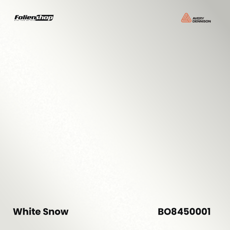 Avery Dennison SWF BO8450001 Pearl White Snow Glanz Autofolie