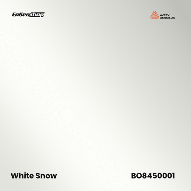 Avery Dennison SWF BO8450001 Pearl White Snow Glanz Autofolie