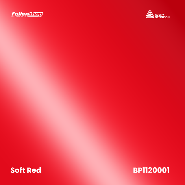 Avery Dennison SWF BP1120001 Soft Red Glanz Autofolie
