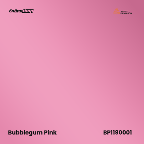 Avery Dennison SWF BP1190001 Bubblegum Pink Satin Autofolie