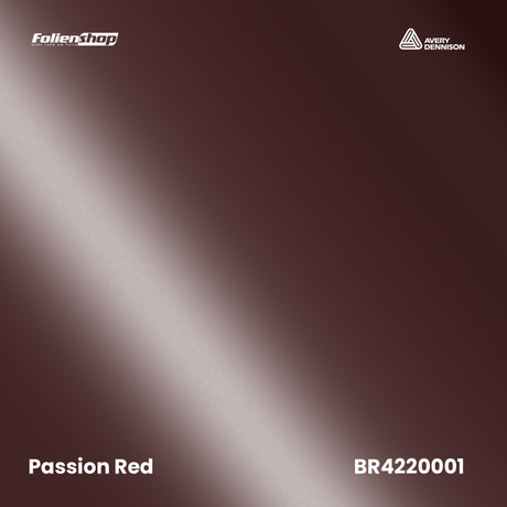 Avery Dennison SWF BR4220001 Passion Red Glanz Autofolie