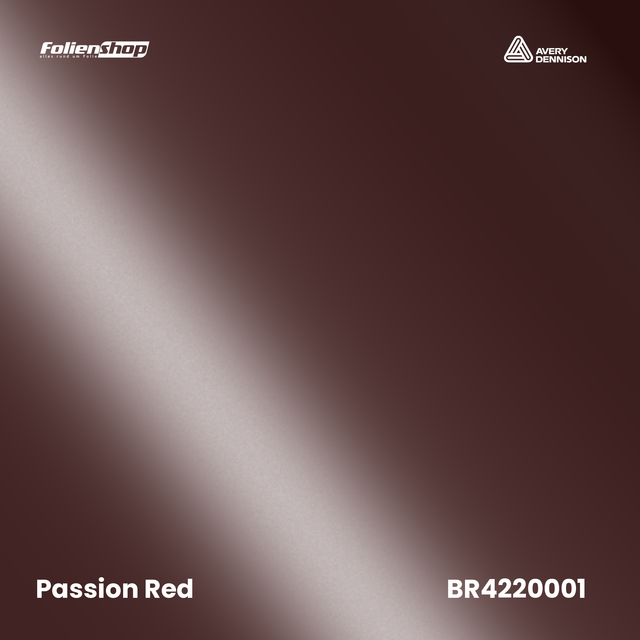 Avery Dennison SWF BR4220001 Passion Red Glanz Autofolie