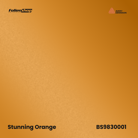 Avery Dennison SWF BS9830001 Stunning Orange Satin Autofolie