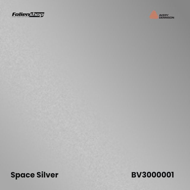 Avery Dennison SWF BV3000001 Space Silver Satin Autofolie