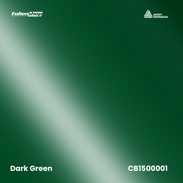 Avery Dennison SWF CB1500001 Dark Green Glanz Autofolie