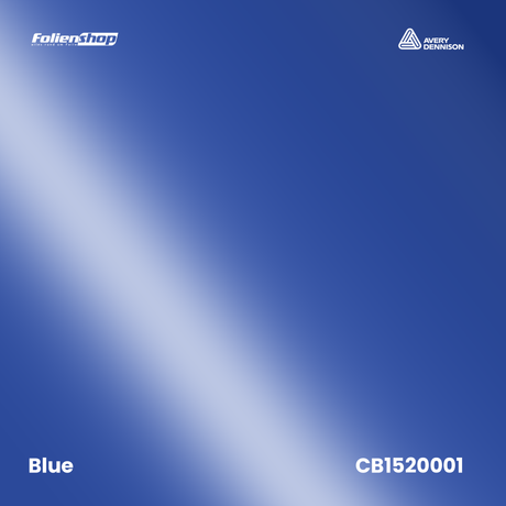 Avery Dennison SWF CB1520001 Blue Glanz Autofolie