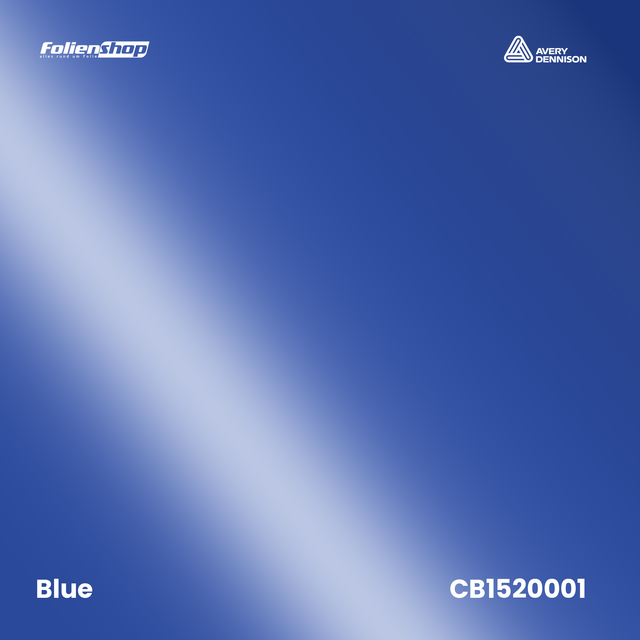 Avery Dennison SWF CB1520001 Blue Glanz Autofolie