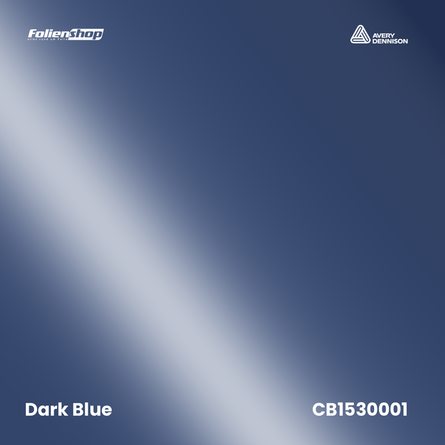Avery Dennison SWF CB1530001 Dark Blue Glanz Autofolie