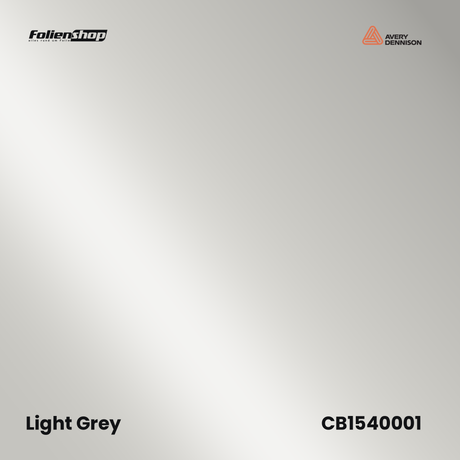 Avery Dennison SWF CB1540001 Light Grey Glanz Autofolie