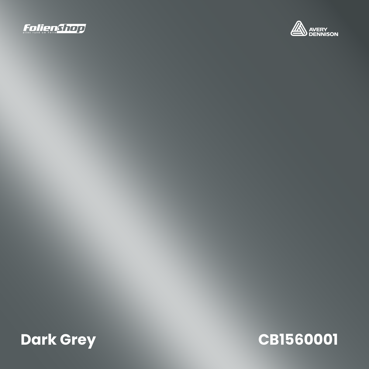 Avery Dennison SWF CB1560001 Dark Grey Glanz Autofolie