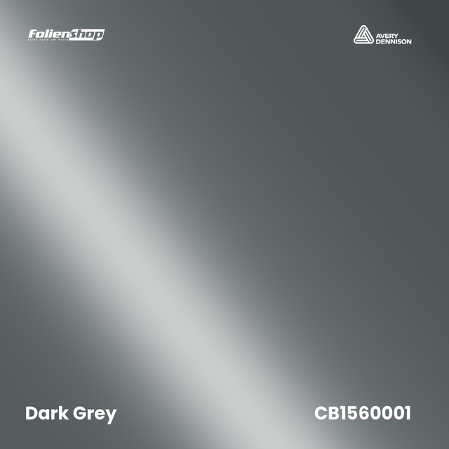 Avery Dennison SWF CB1560001 Dark Grey Glanz Autofolie