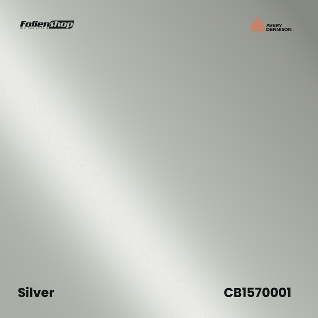 Avery Dennison SWF CB1570001 Silver Glanz Autofolie