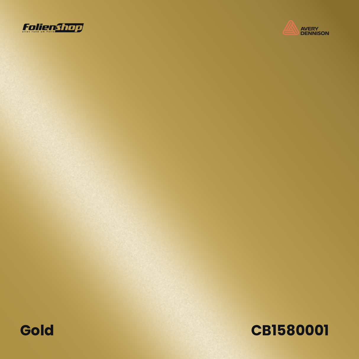 Avery Dennison SWF CB1580001 Gold Glanz Autofolie