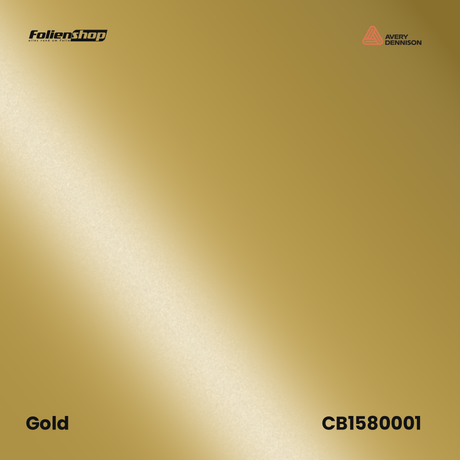 Avery Dennison SWF CB1580001 Gold Glanz Autofolie