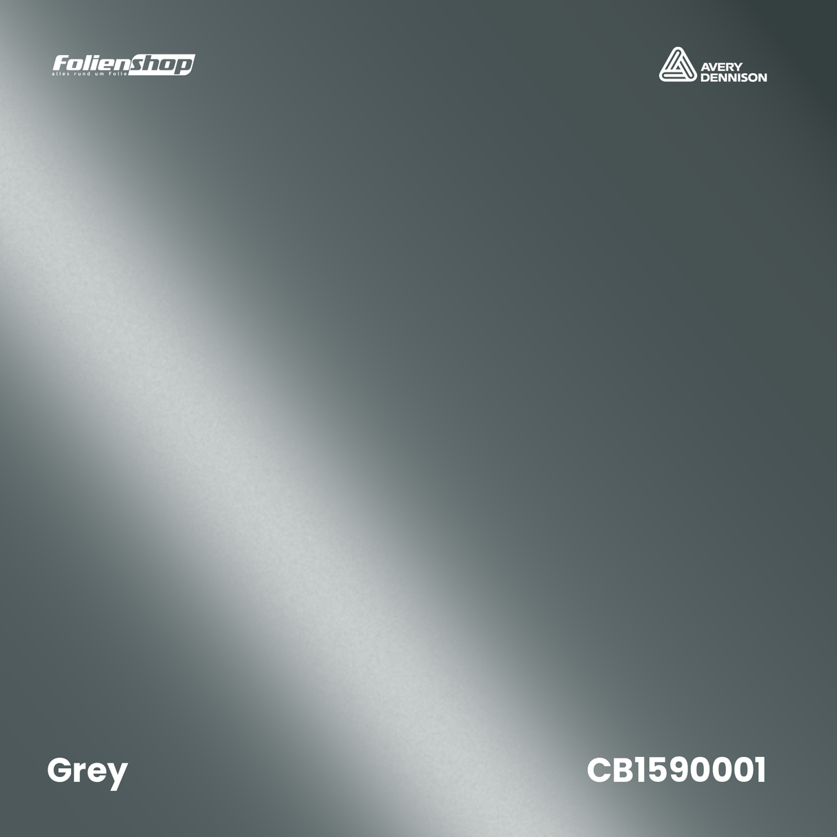 Avery Dennison SWF CB1590001 Grey Glanz Autofolie