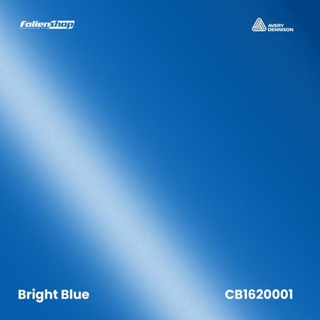 Avery Dennison SWF CB1620001 Bright Blue Glanz Autofolie
