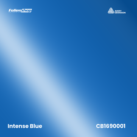 Avery Dennison SWF CB1690001 Intense Blue Glanz Autofolie