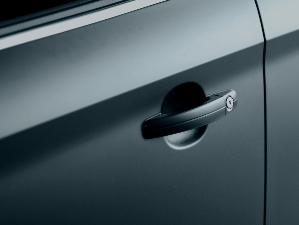 Dark Matte Car Wrap Close-Up View