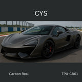 CYS TPU-CB01 Carbon Real|Carbon Glänzend Lackschutzfolie für Lang anhaltende Leistung