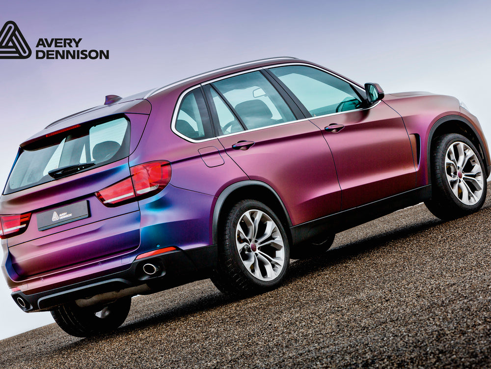 ColorFlow Series Car Wrap – Multi-Color Gradient Vinyl Film